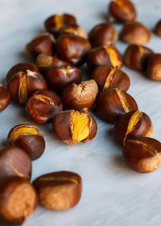 Ginger and Soy Roasted Chestnuts