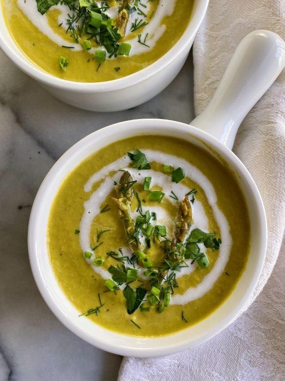 Gluten-Free Creamy Asparagus Soup