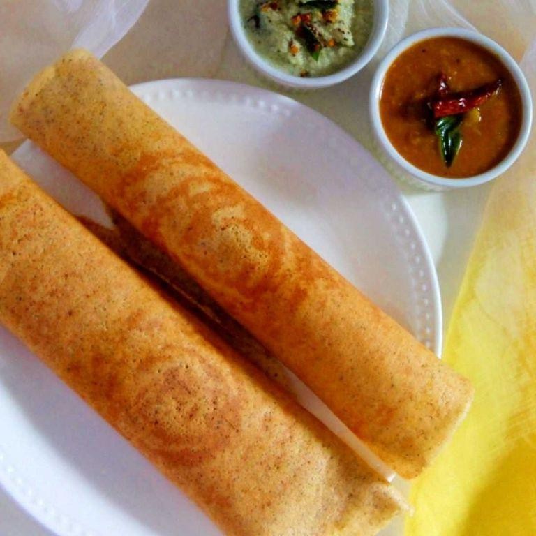 Gluten-Free Mysore Masala Dosa with Lentil Filling