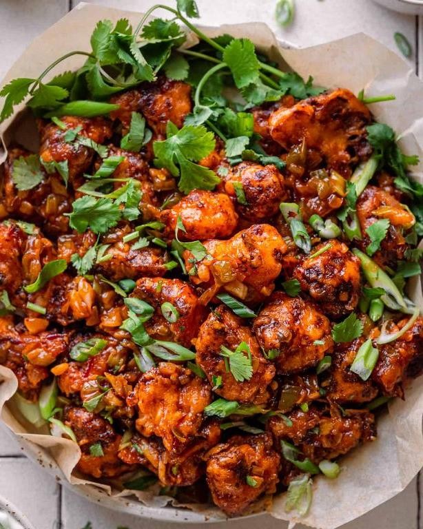 Gobi Manchurian Crispy Fried Cauliflower