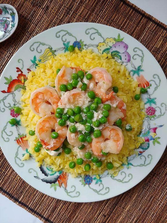 Golden Egg Shrimp Fried Rice