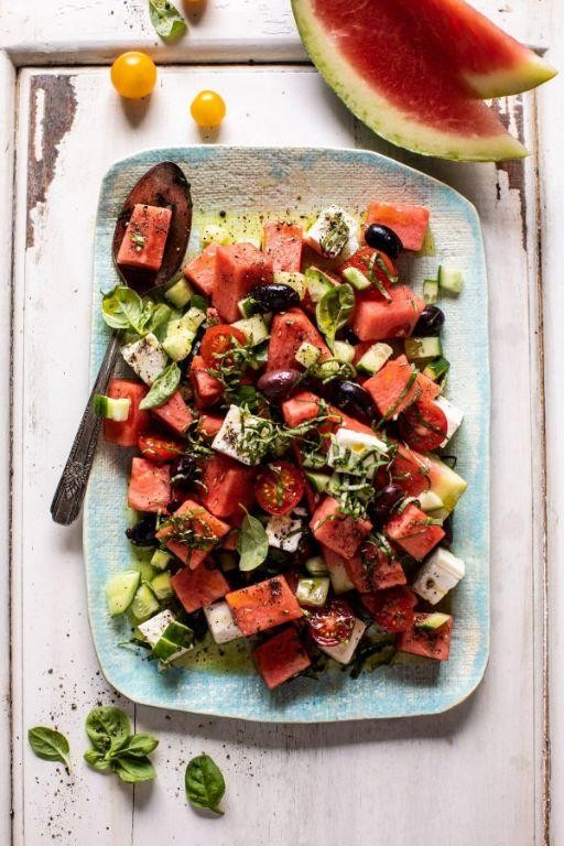 Greek Watermelon and Feta Salad