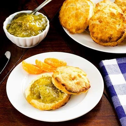 Green Tomato Jam with Cinnamon and Cloves