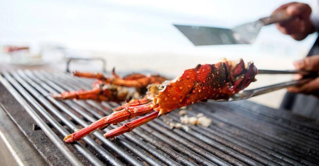 Grilled Lobster with Black Truffle Butter
