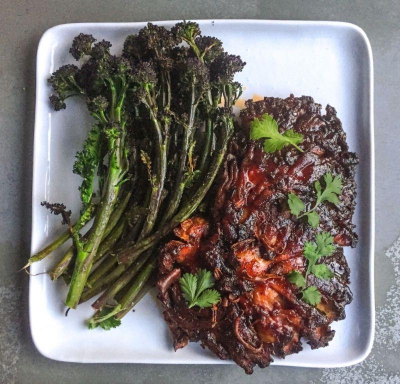 Grilled Maitake Mushroom Steaks