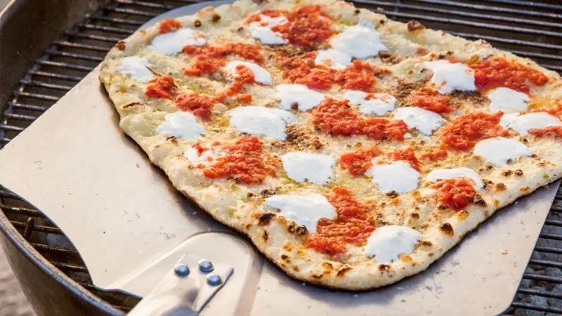 Grilled Pizza with Charred Crust