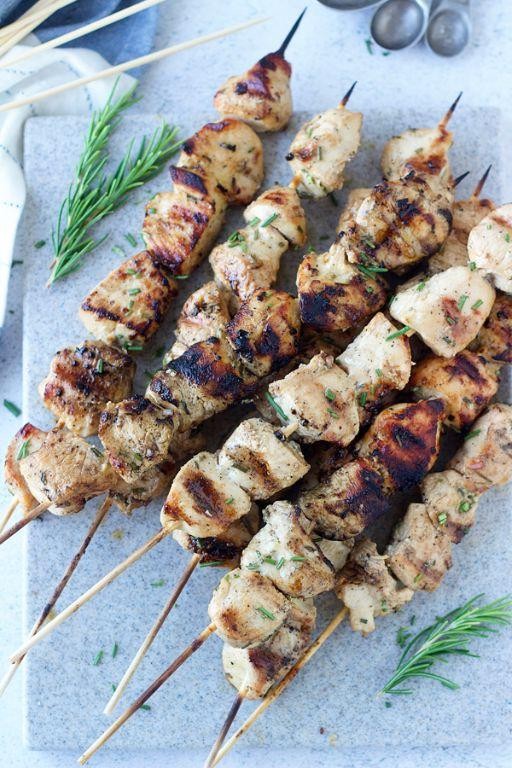 Grilled Ranch Chicken Skewers
