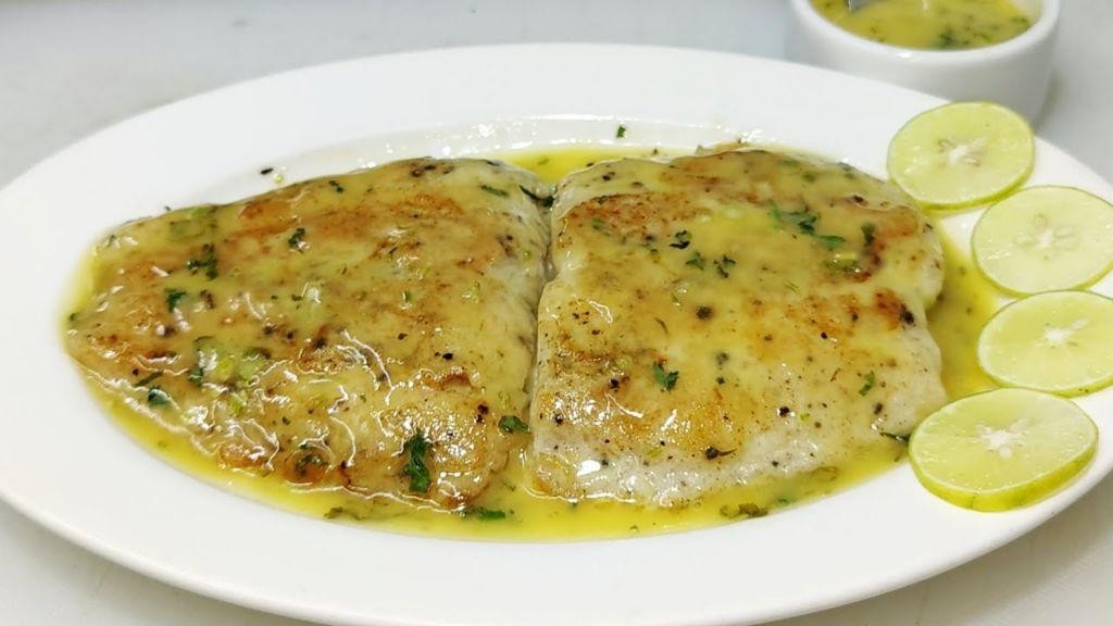 Grilled Snook with Lemon Butter Sauce