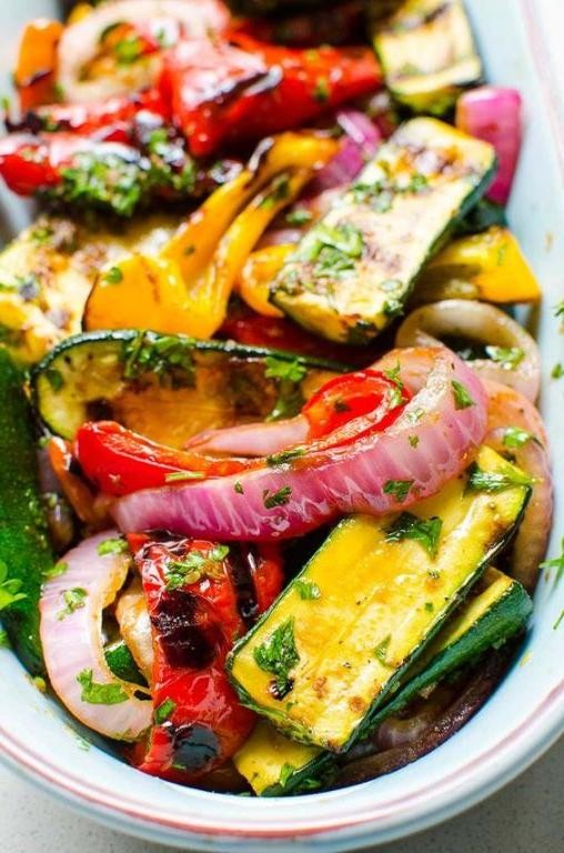Grilled Vegetable Platter with Balsamic Glaze