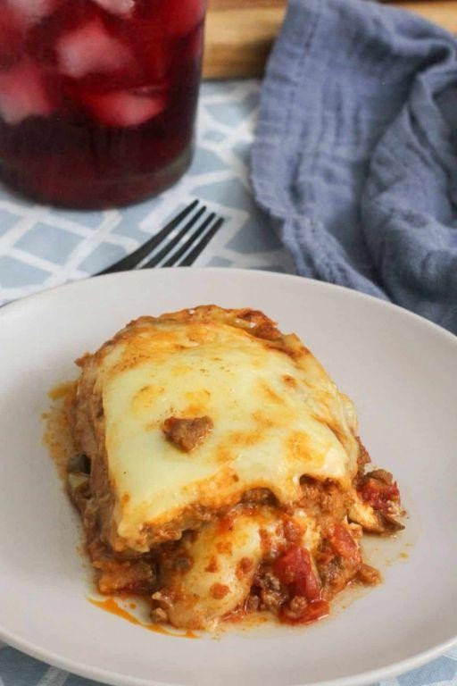 Ground Beef and Eggplant Lasagna Puerto Rican Style