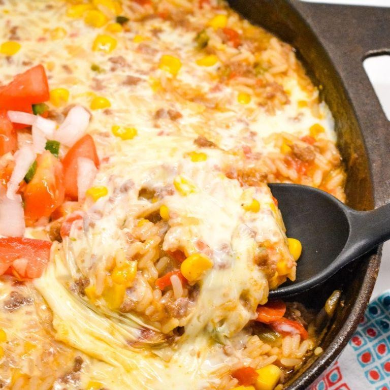 Ground Beef and Rice (Arroz con Carne Molida)