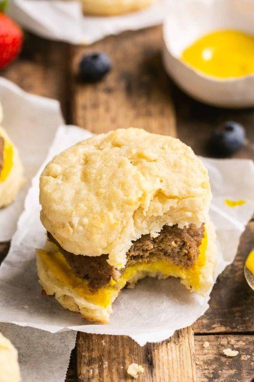Ground Sausage Breakfast Biscuits