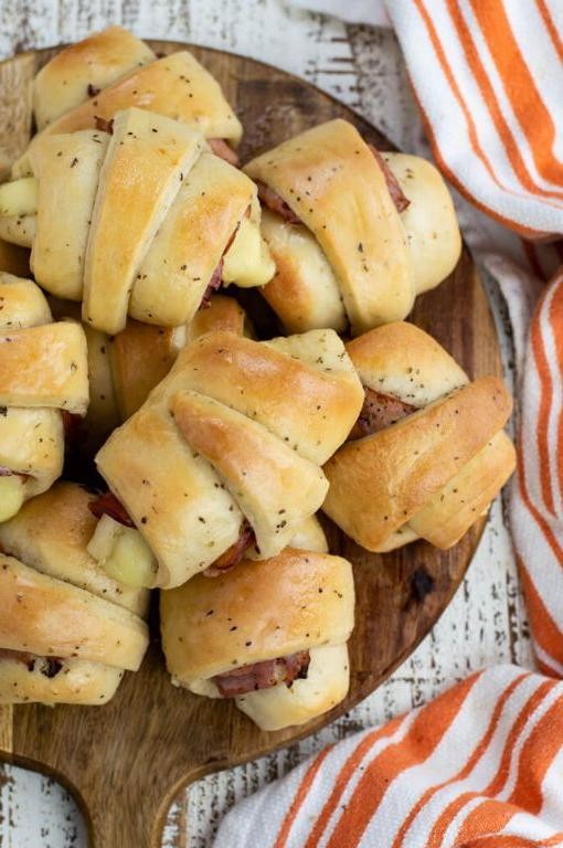 Ham and Cheese Crescent Roll Sliders