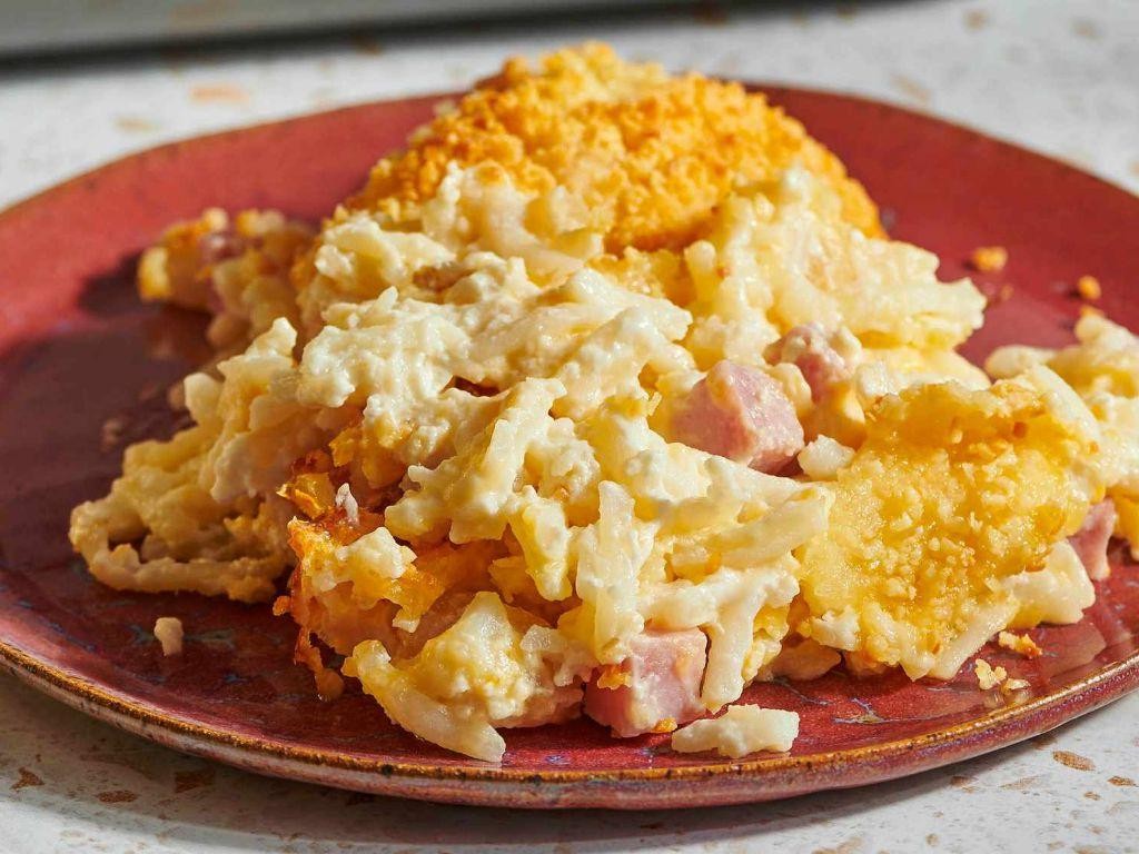 Ham and Cheese Hash Brown Casserole
