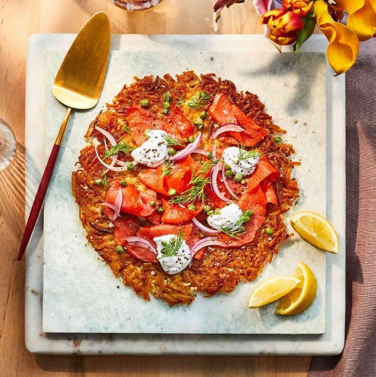 Hash Brown and Smoked Salmon Breakfast Bake