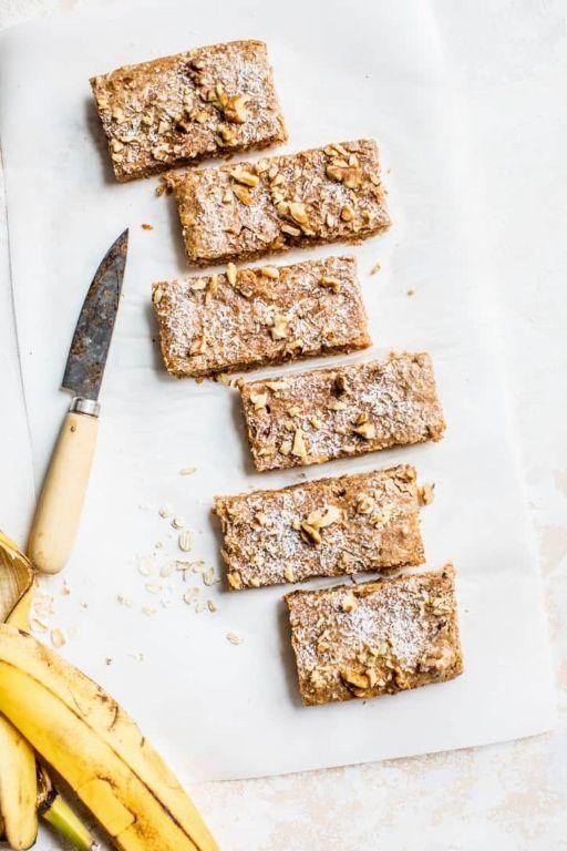 Healthy Banana Protein Bars