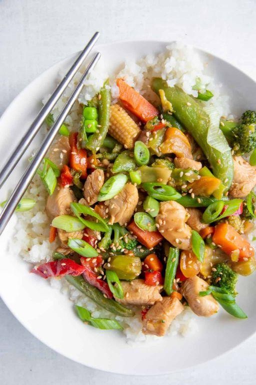 Healthy Chicken Stir-Fry with Vegetables