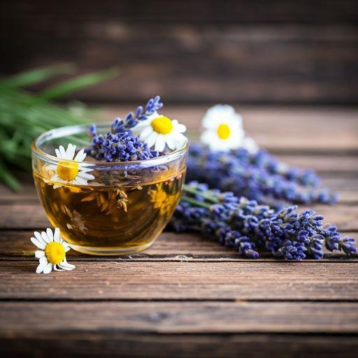 Herbal Rust Tea Blend with Chamomile and Lavender