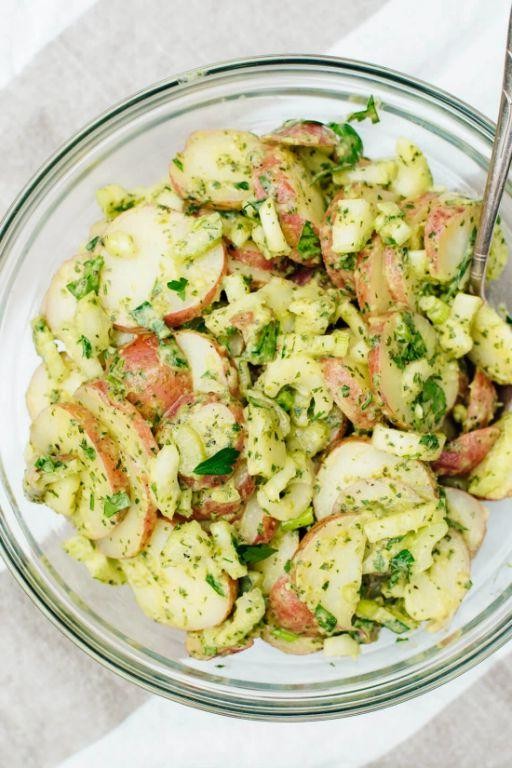 Herbed Red Potato Salad with Cranberries