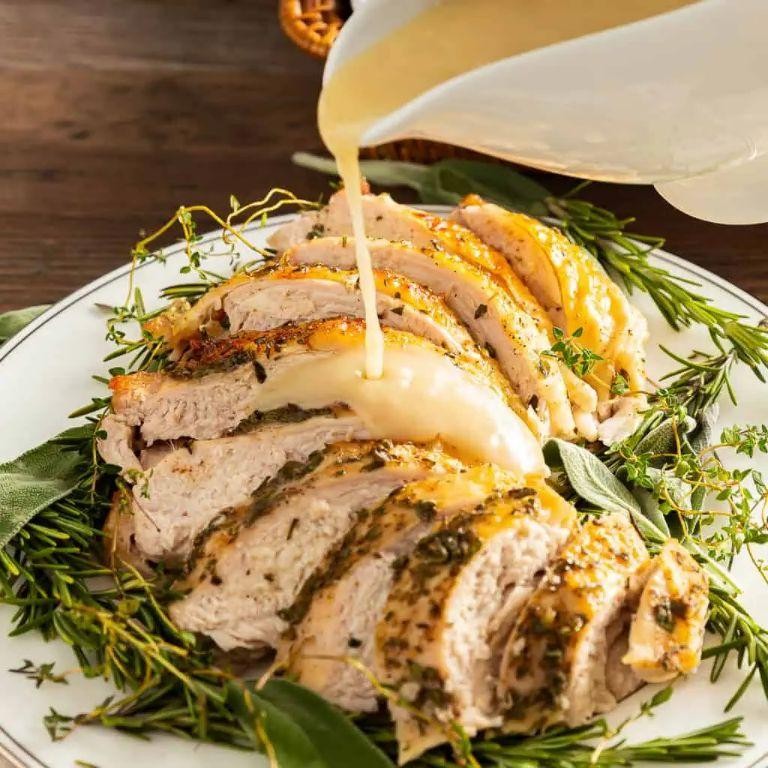 Herbed Roast Turkey with Gravy