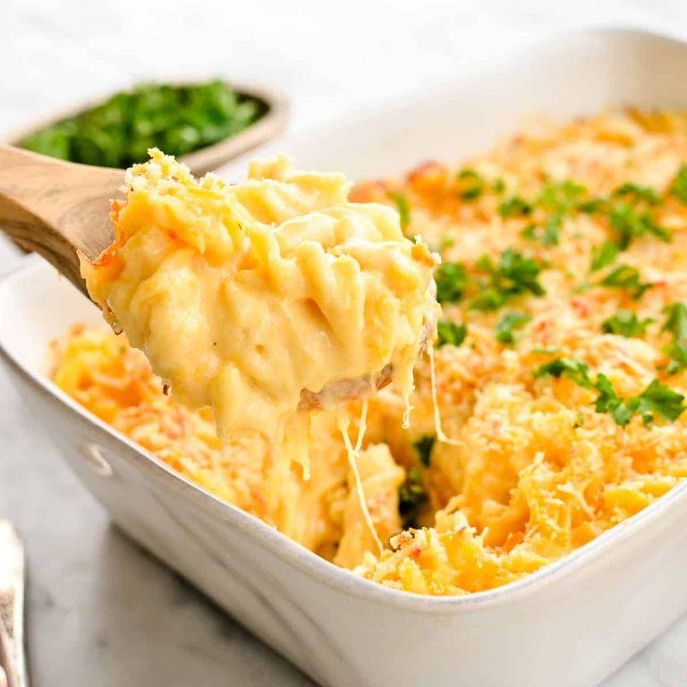 High-Protein Mac and Cheese with Greek Yogurt
