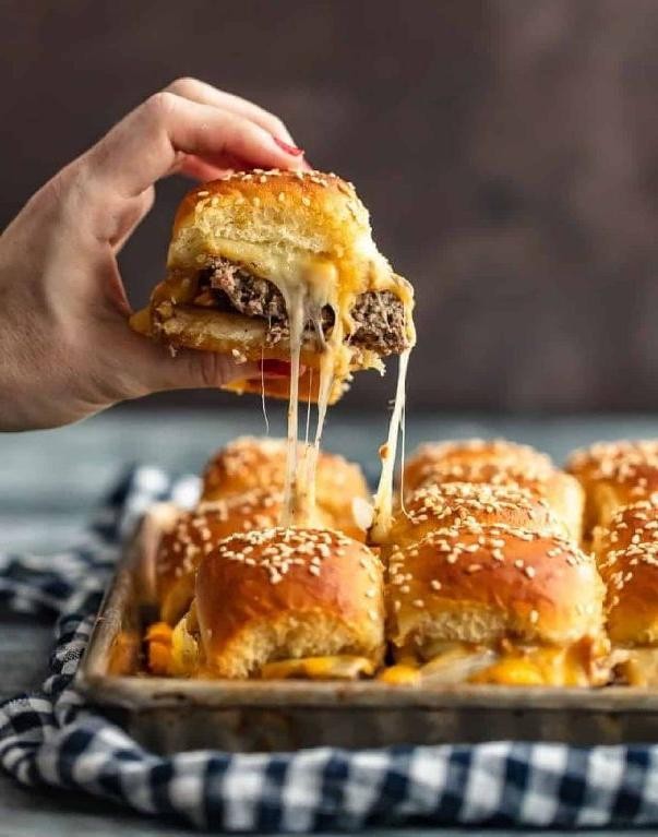 Homemade Cheeseburger Sliders
