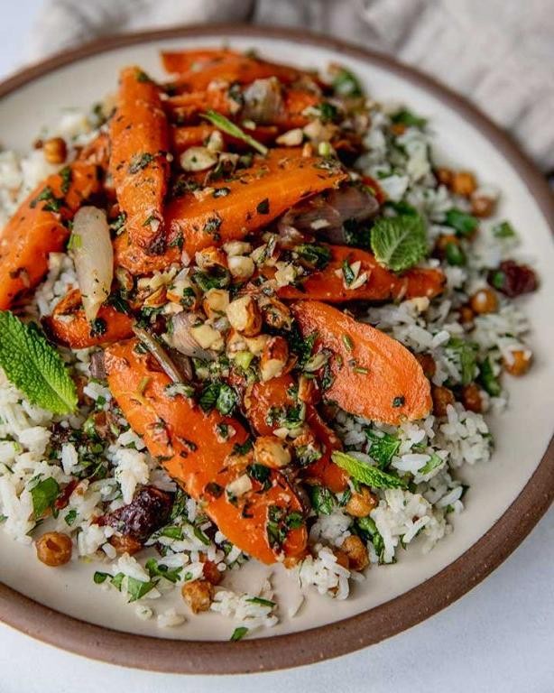 Honey Glazed Carrot Rice