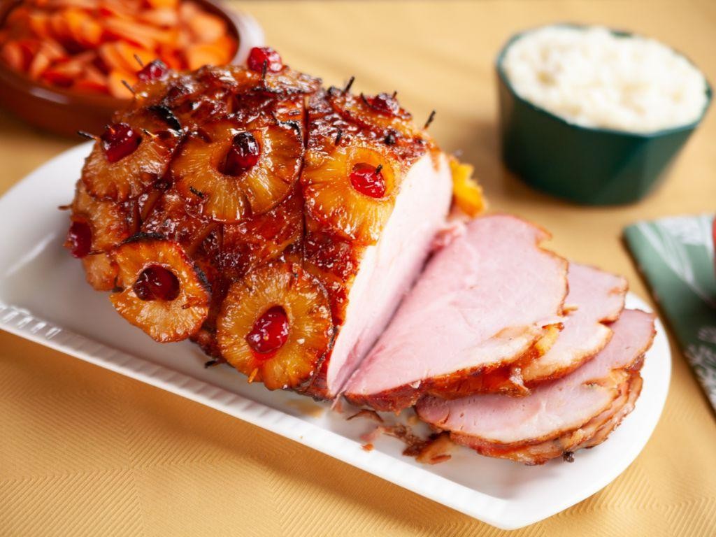 Honey Glazed Fresh Ham with Pineapple