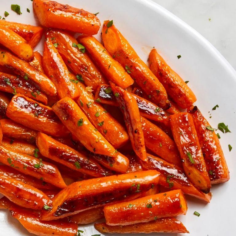Honey Glazed Roasted Carrots