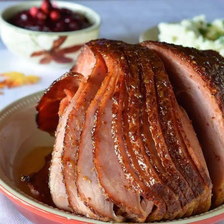 Honey Glazed Spiral Ham with Pineapple