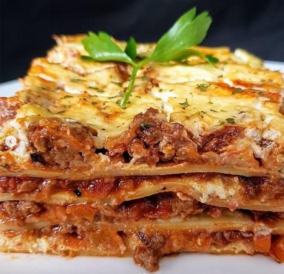 Impossible Meat Lasagna with Creamy Béchamel