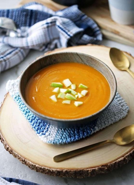 Instant Pot Butternut Squash and Apple Soup