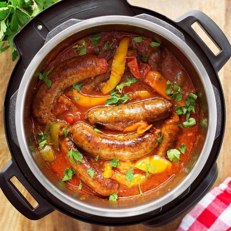 Instant Pot Sausage and Peppers