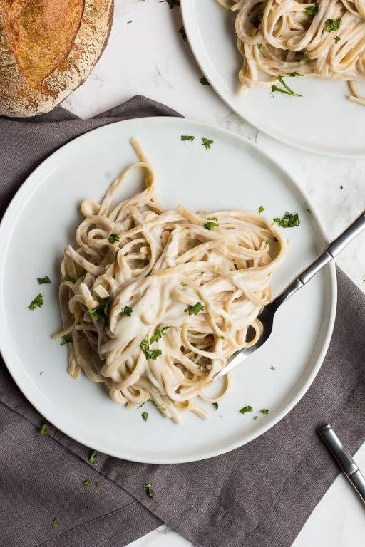 Instant Pot Vegan Alfredo Pasta