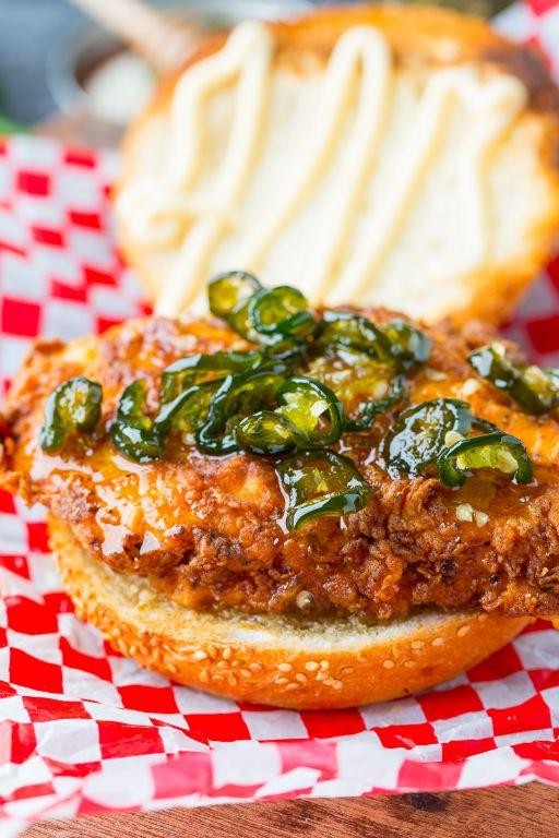 Jalapeño Honey Sriracha Chicken Sandwich