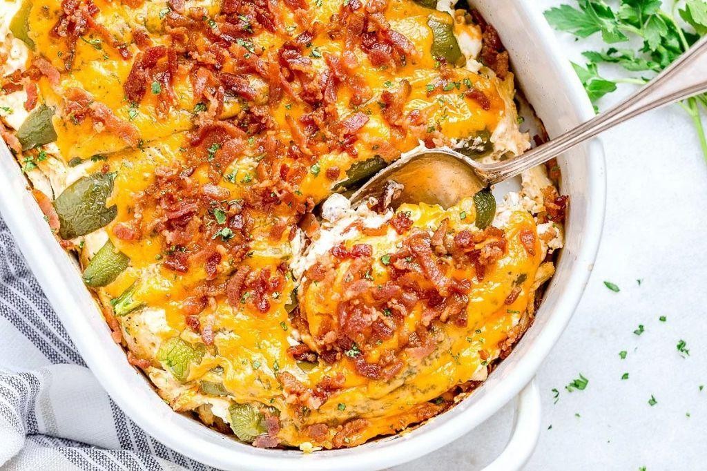 Jalapeño Popper Chicken Casserole