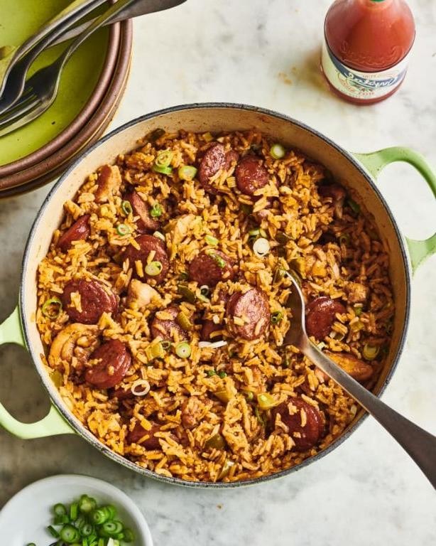Jambalaya-Style Dirty Rice with Chicken