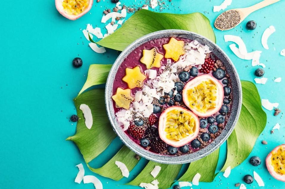Juneberry Smoothie Bowl