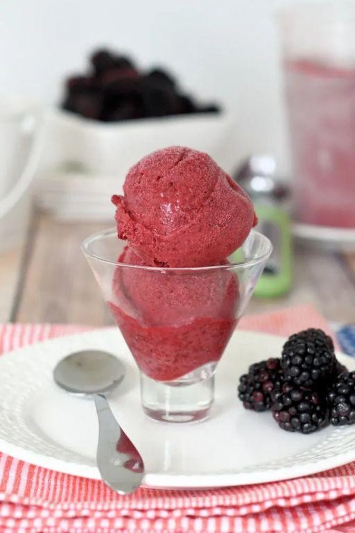 Juneberry Sorbet