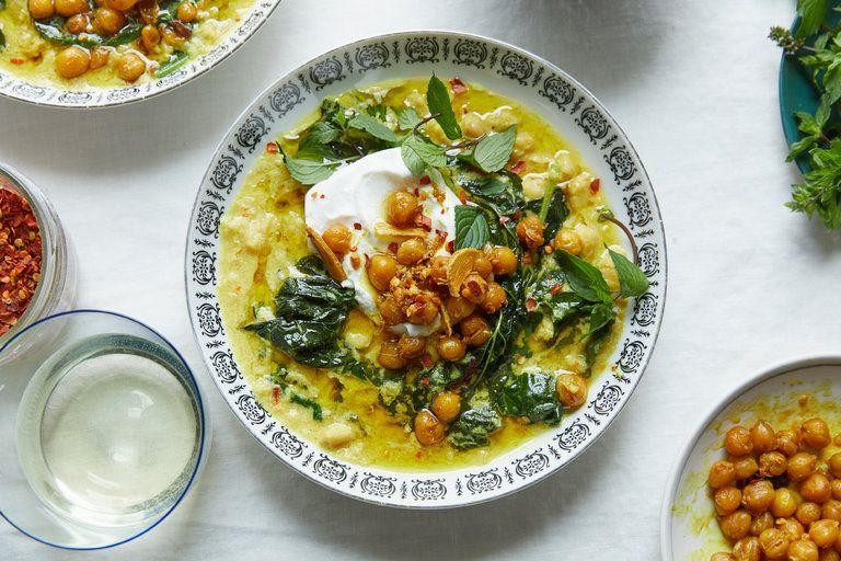 Kale and Chickpea Coconut Stew