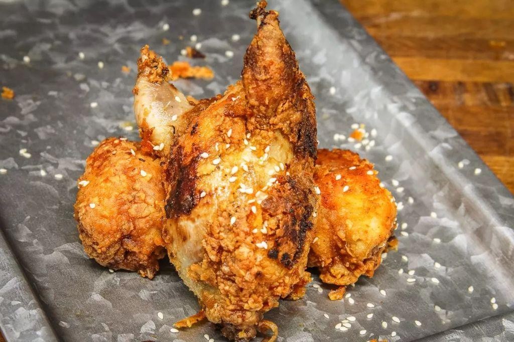 Korean-style Gochujang Fried Quail