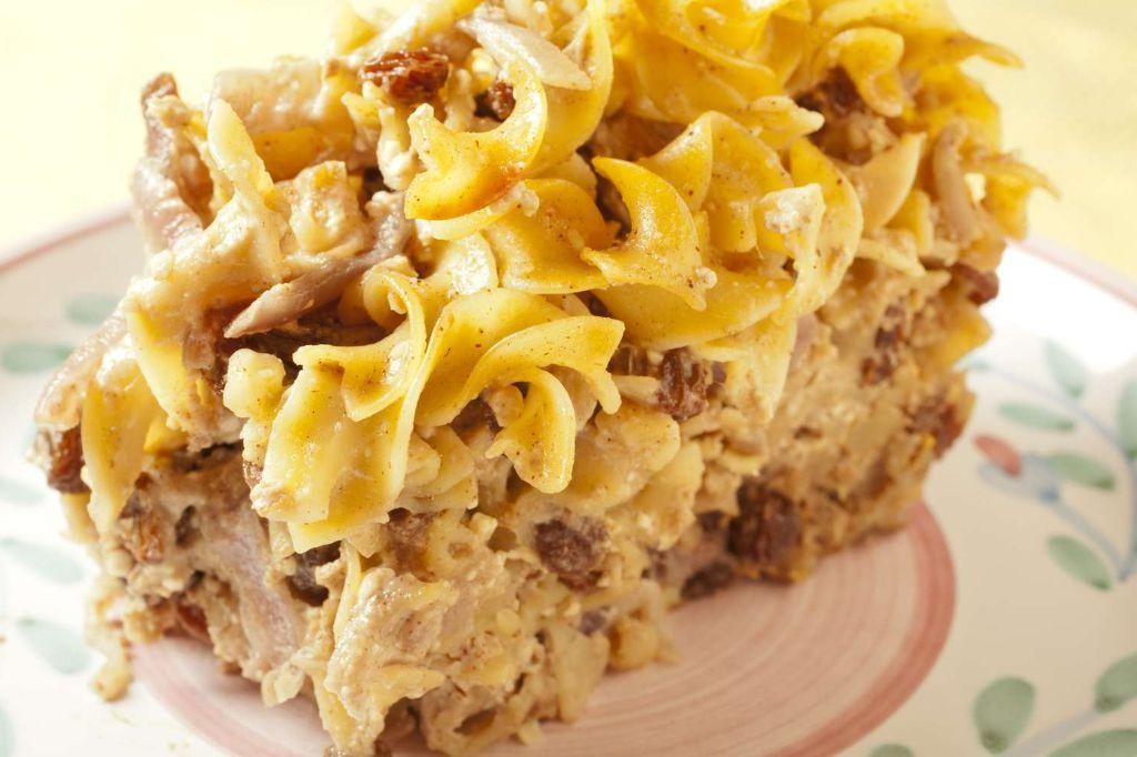 Kugel with Raisins and Cinnamon
