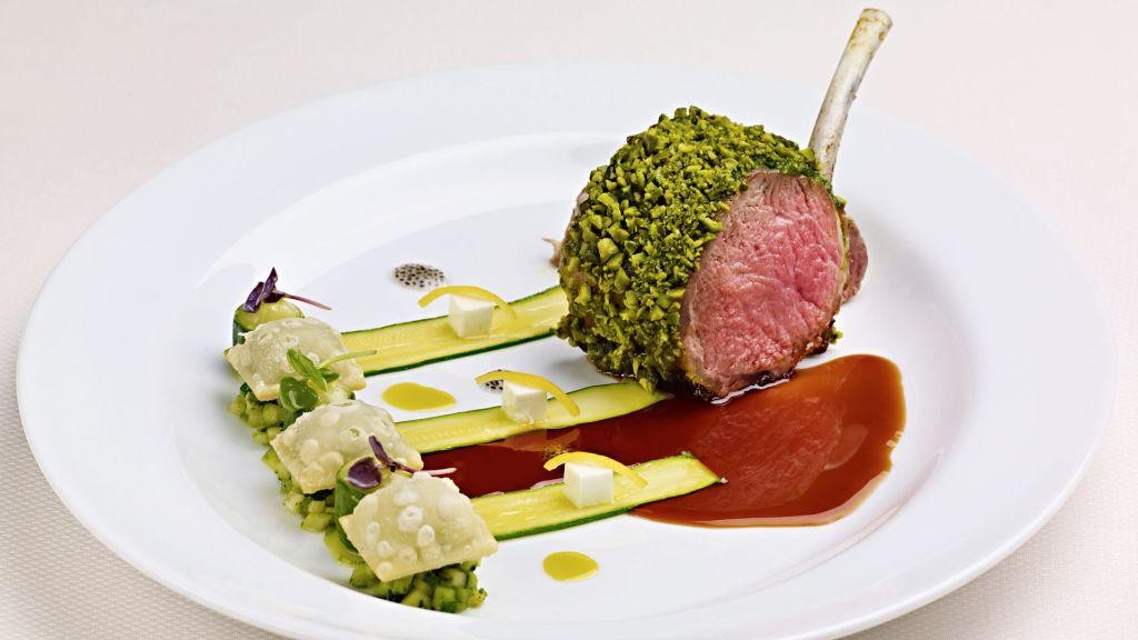 Lamb Loin with Pistachio Crust