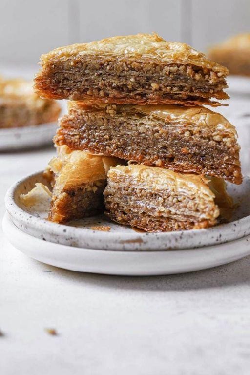 Lebanese Walnut Baklava with Clove Syrup