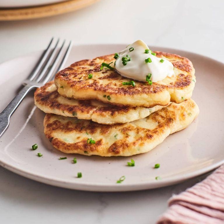 Leftover Mashed Potato Pancakes