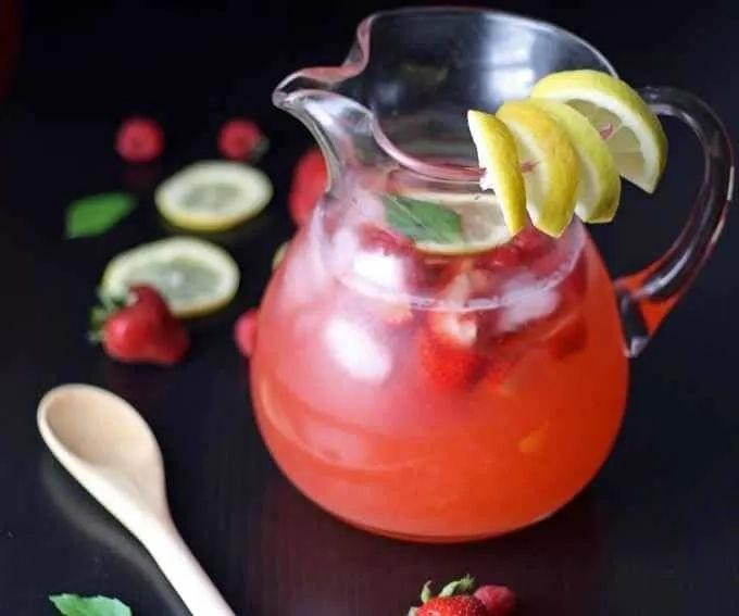 Lemon Basil Berry Punch