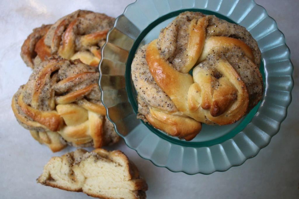 Lemon Cardamom Swirl Bread