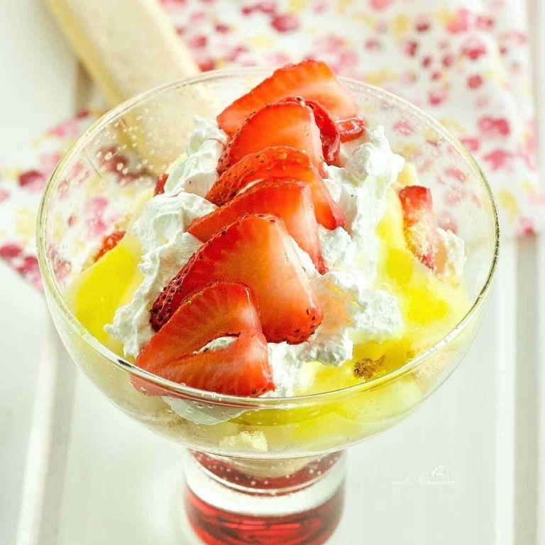 Lemon Curd Bavarian Cream Parfait