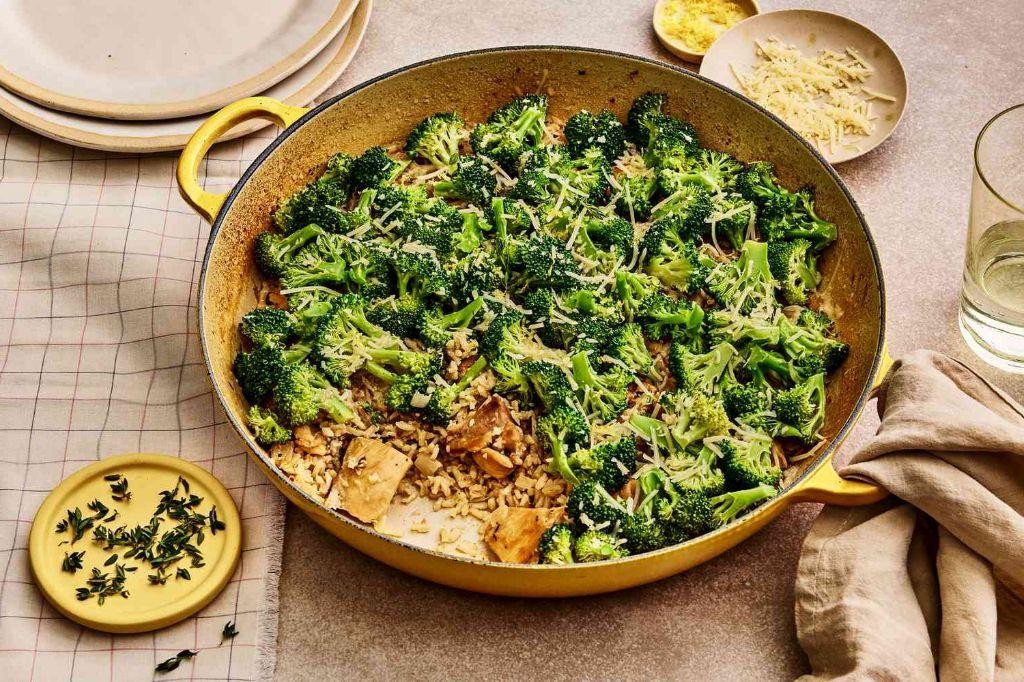 Lemon Garlic Chicken Cauliflower Casserole