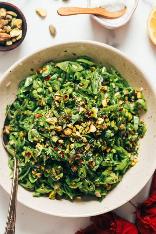 Lemon Herb Sweet Pea Salad